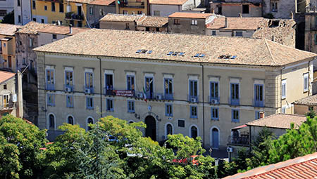 Vista panoramica del Palazzo Gencarelli